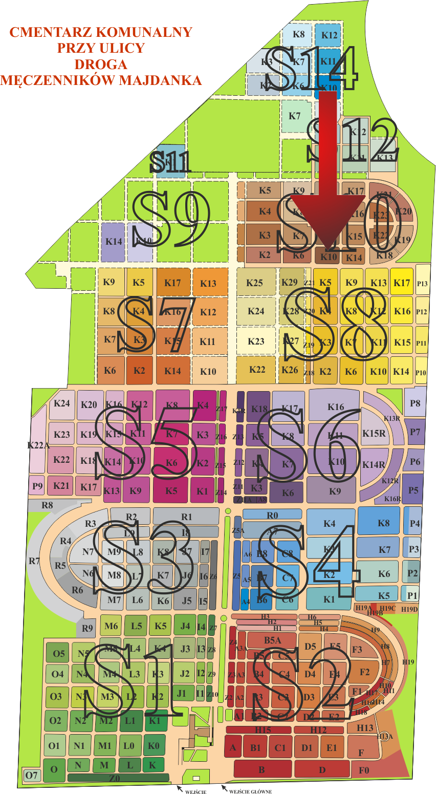 Brak mapy sektorowej