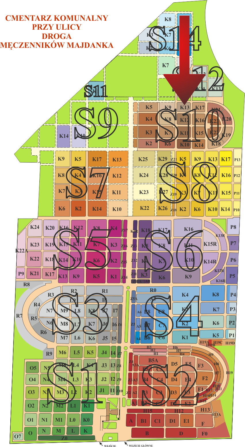 Brak mapy sektorowej