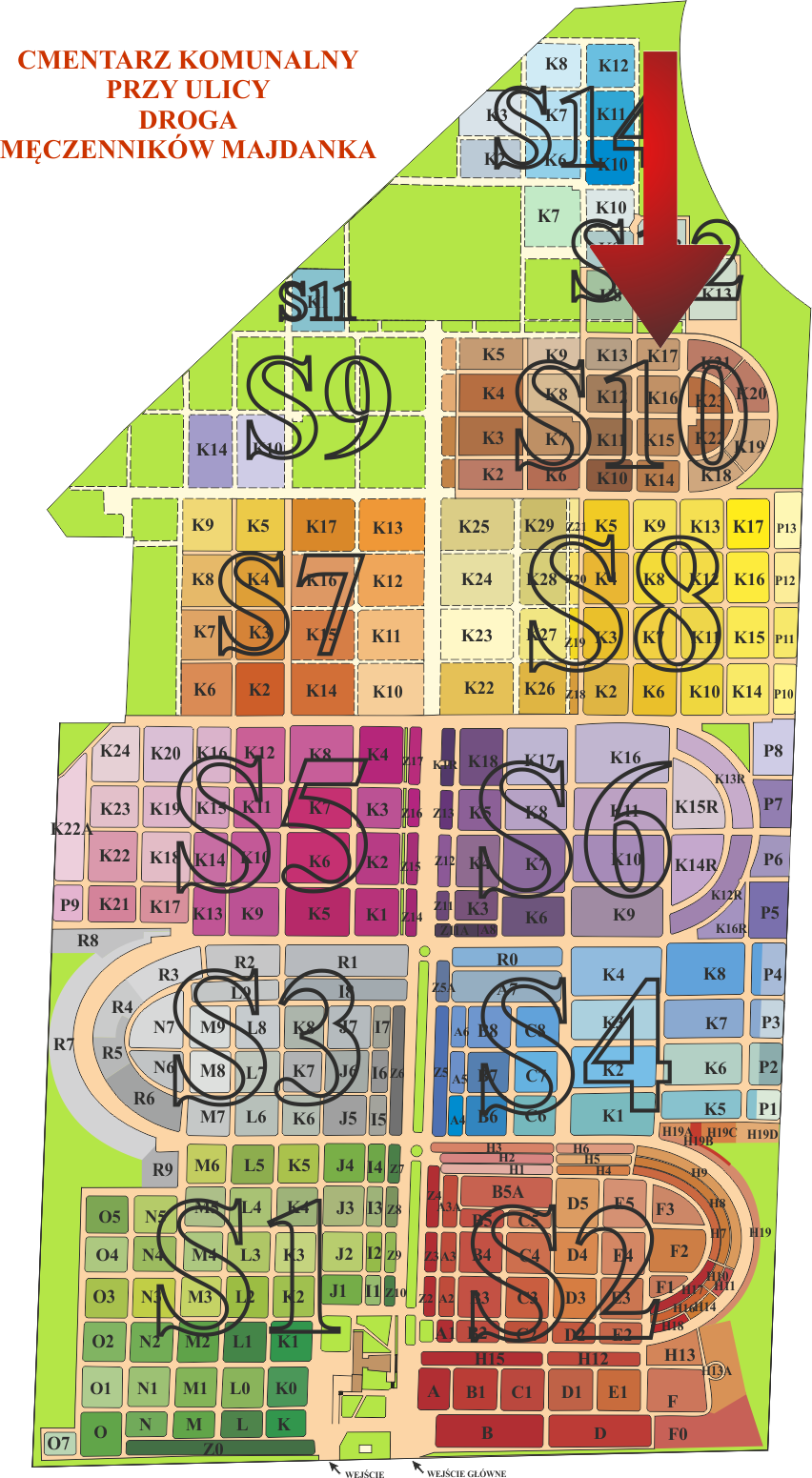 Brak mapy sektorowej