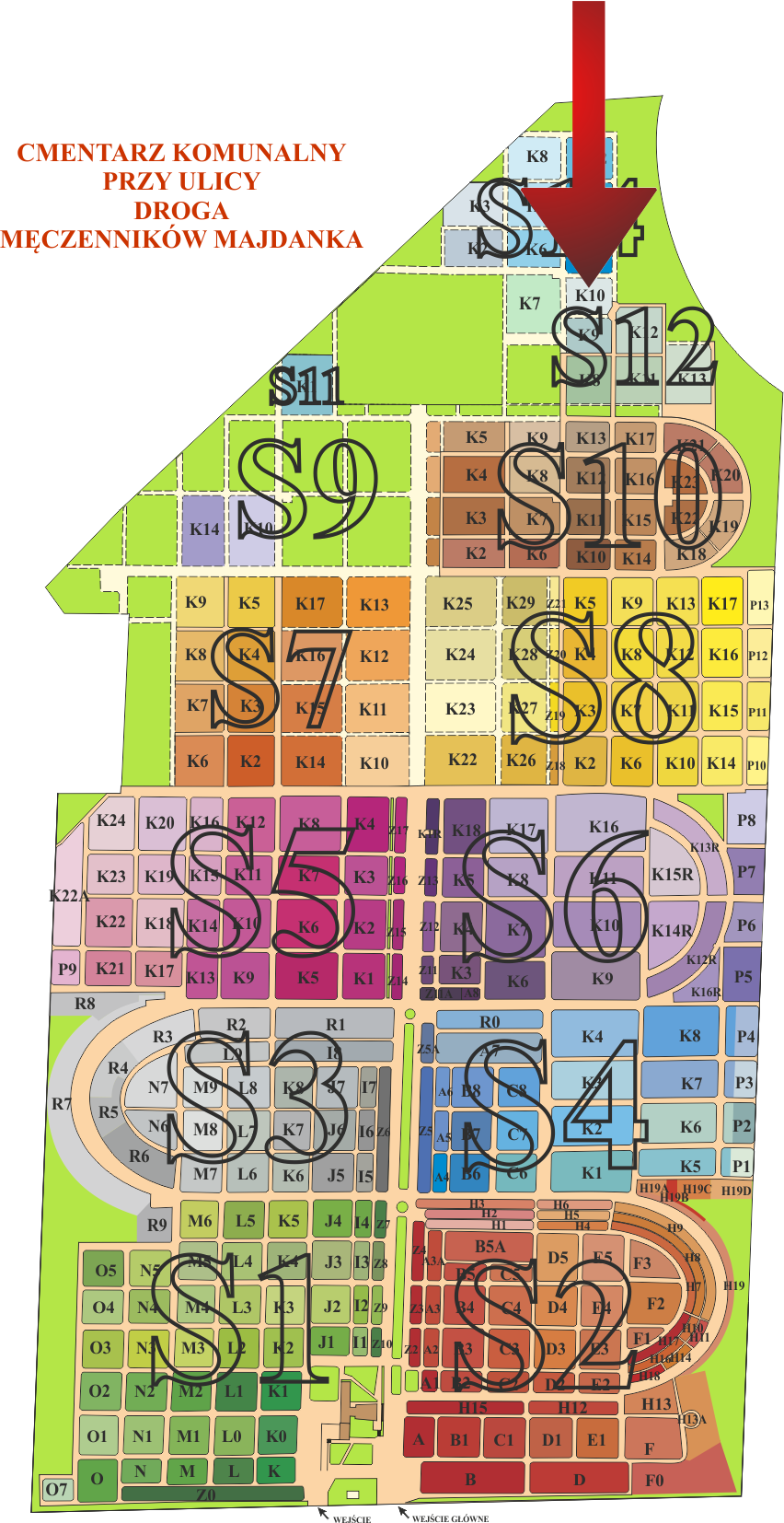 Brak mapy sektorowej