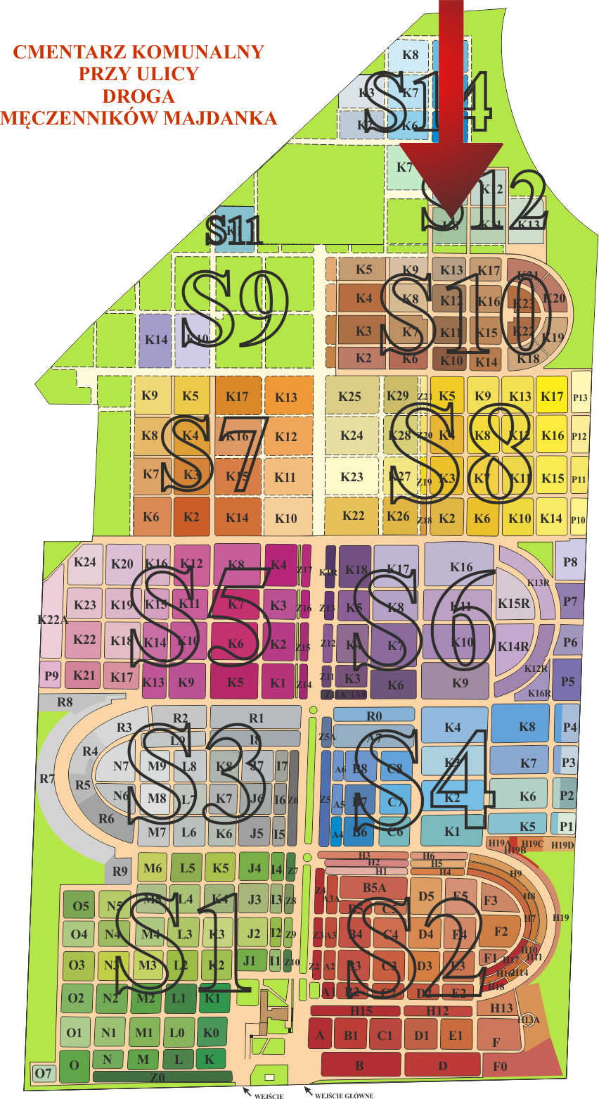 Brak mapy sektorowej