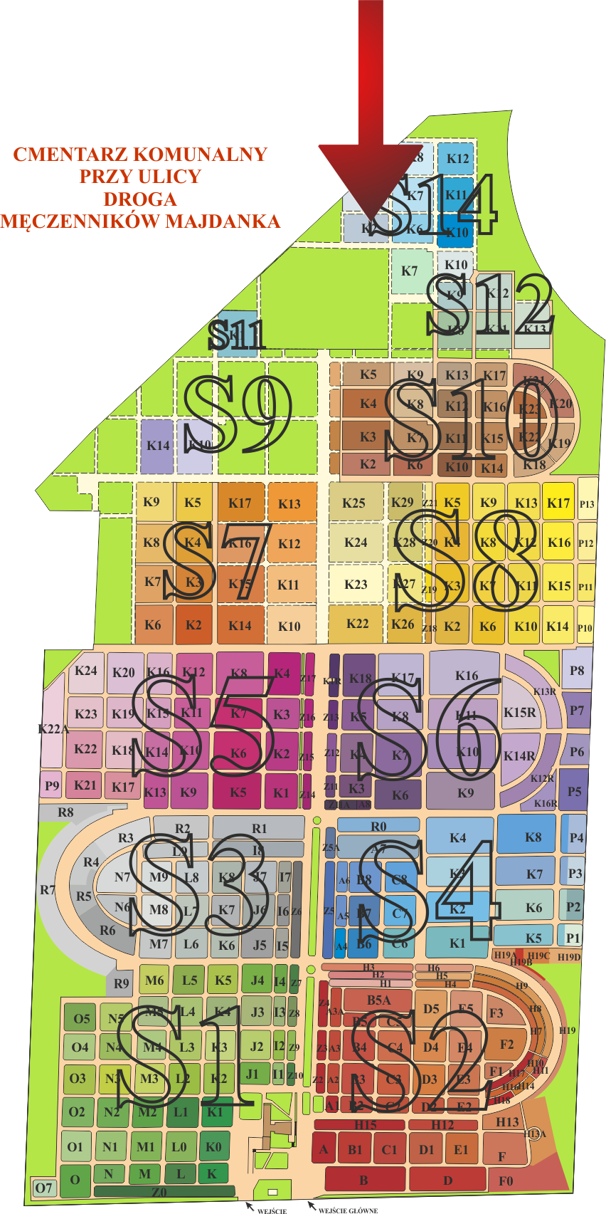 Brak mapy sektorowej