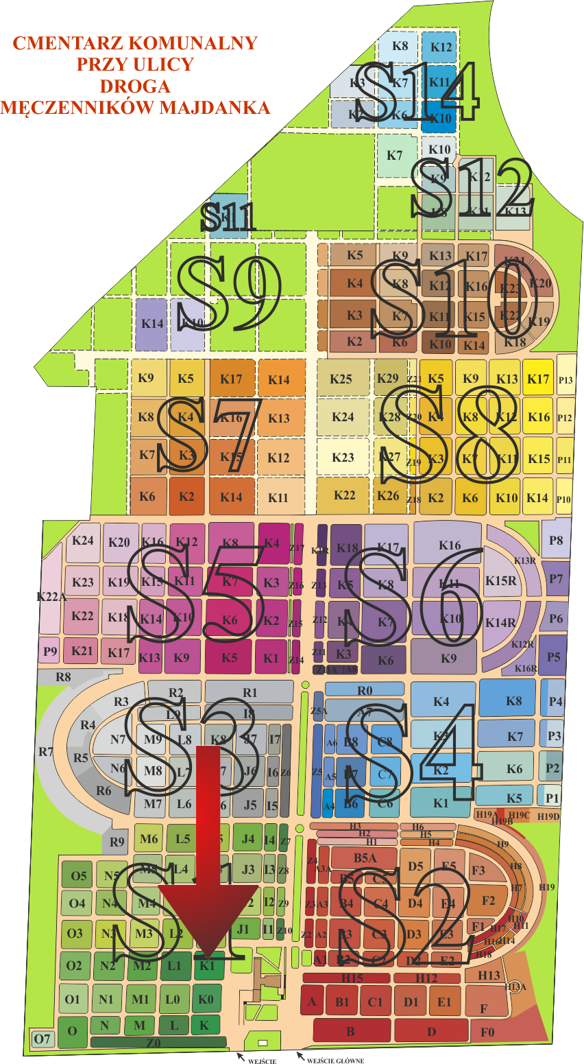 Brak mapy sektorowej