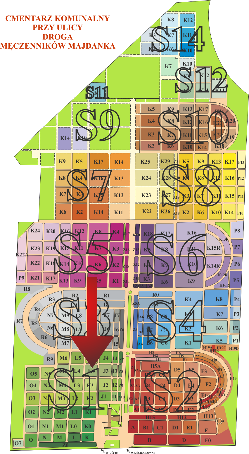 Brak mapy sektorowej