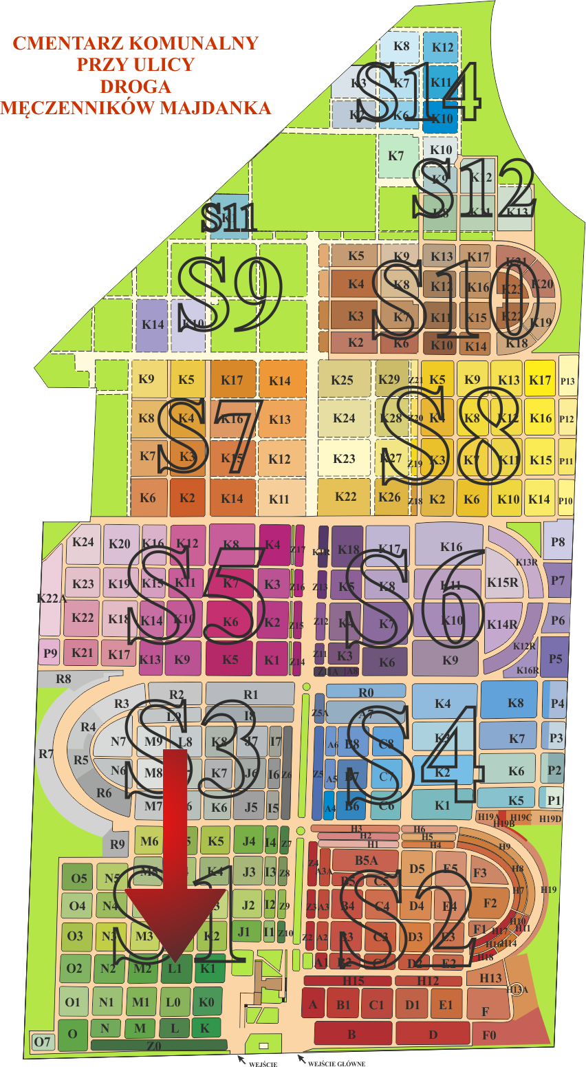 Brak mapy sektorowej