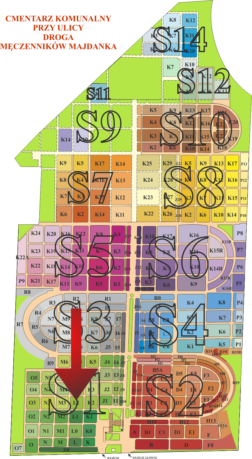 Brak mapy sektorowej