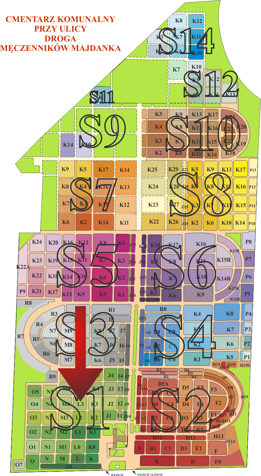 Brak mapy sektorowej