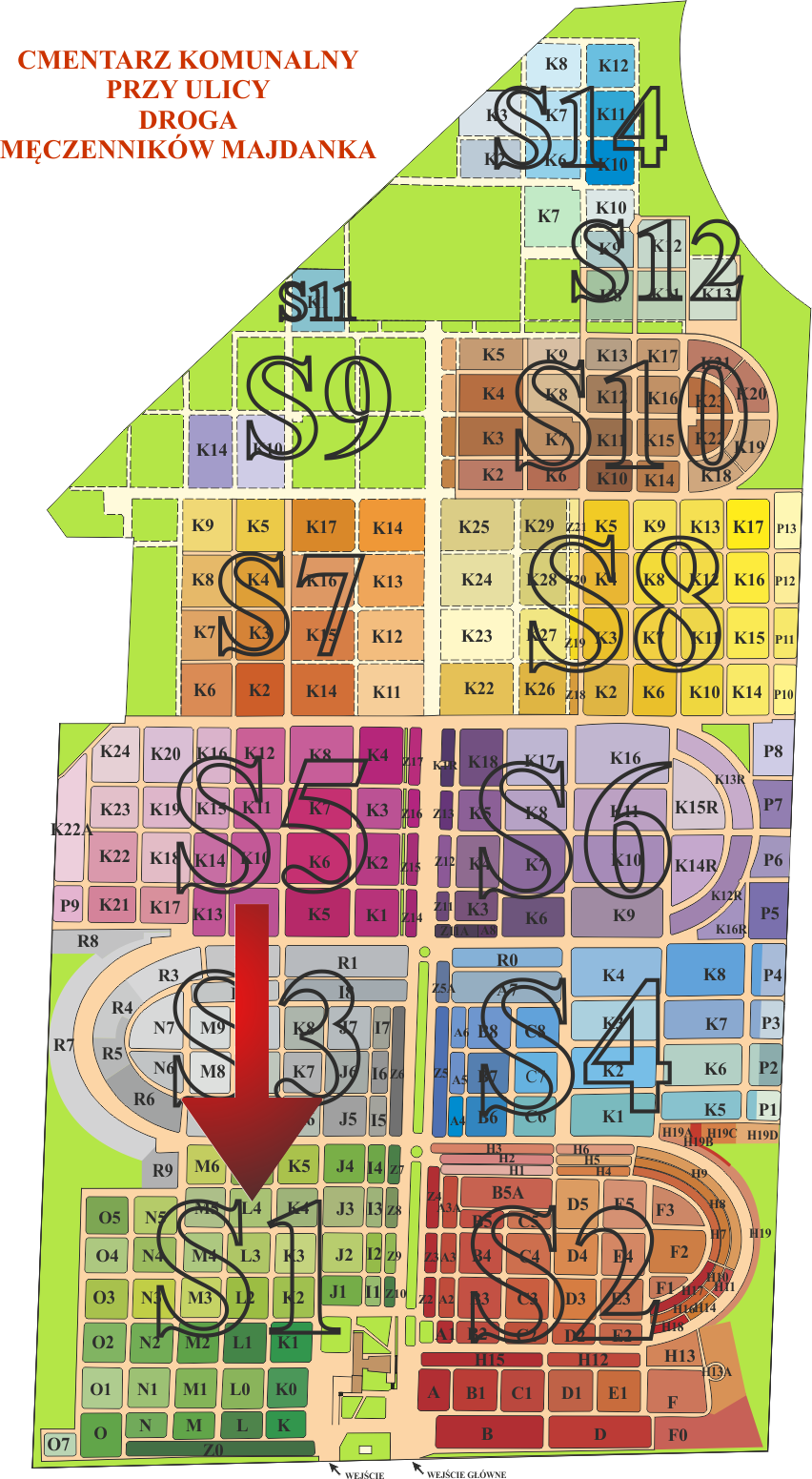 Brak mapy sektorowej