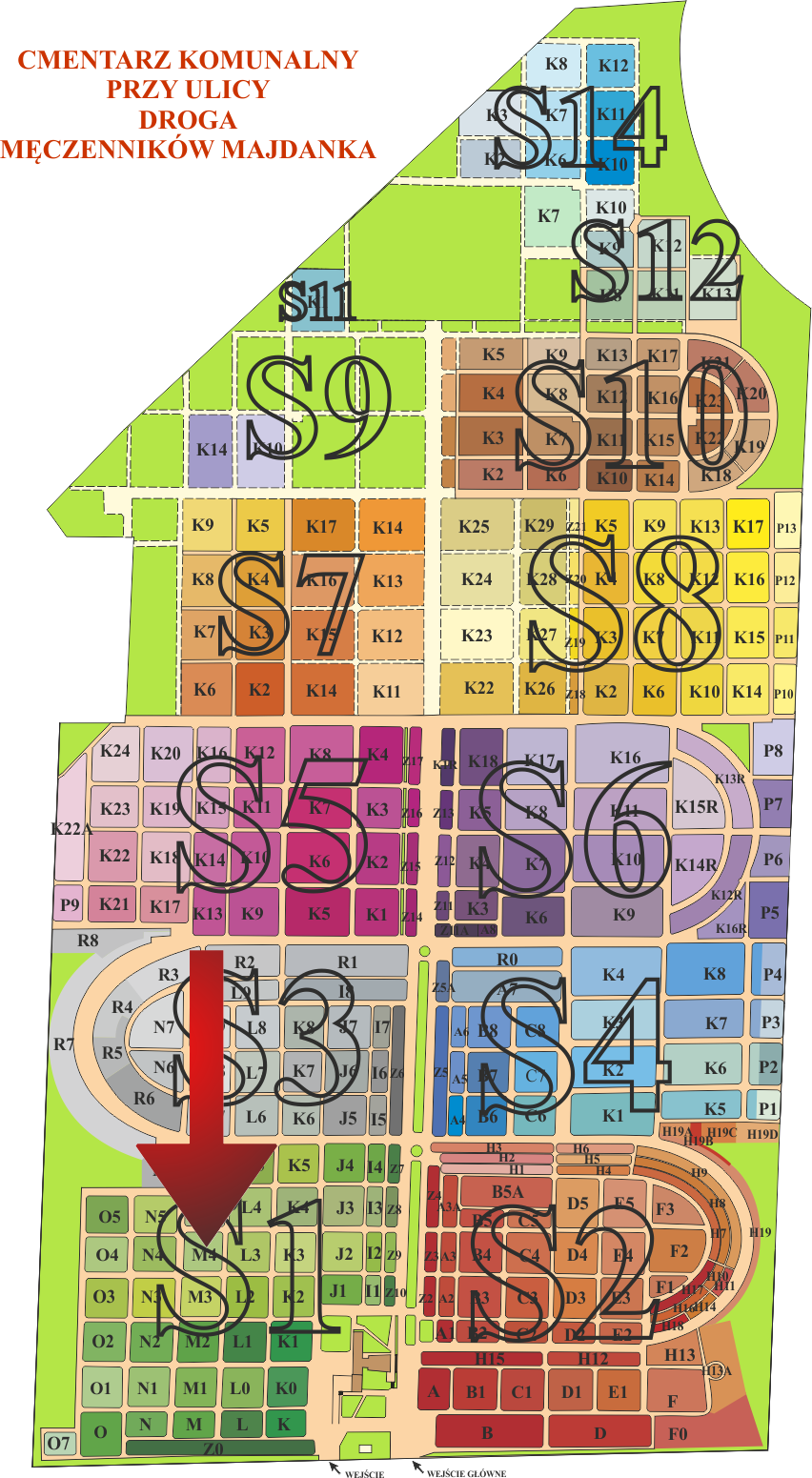 Brak mapy sektorowej