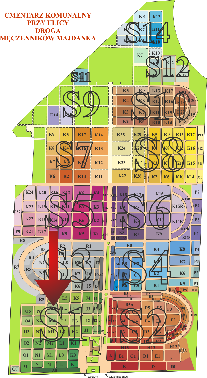 Brak mapy sektorowej