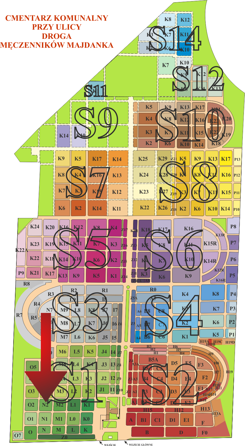 Brak mapy sektorowej