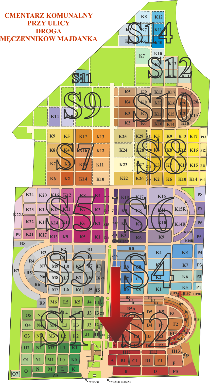 Brak mapy sektorowej