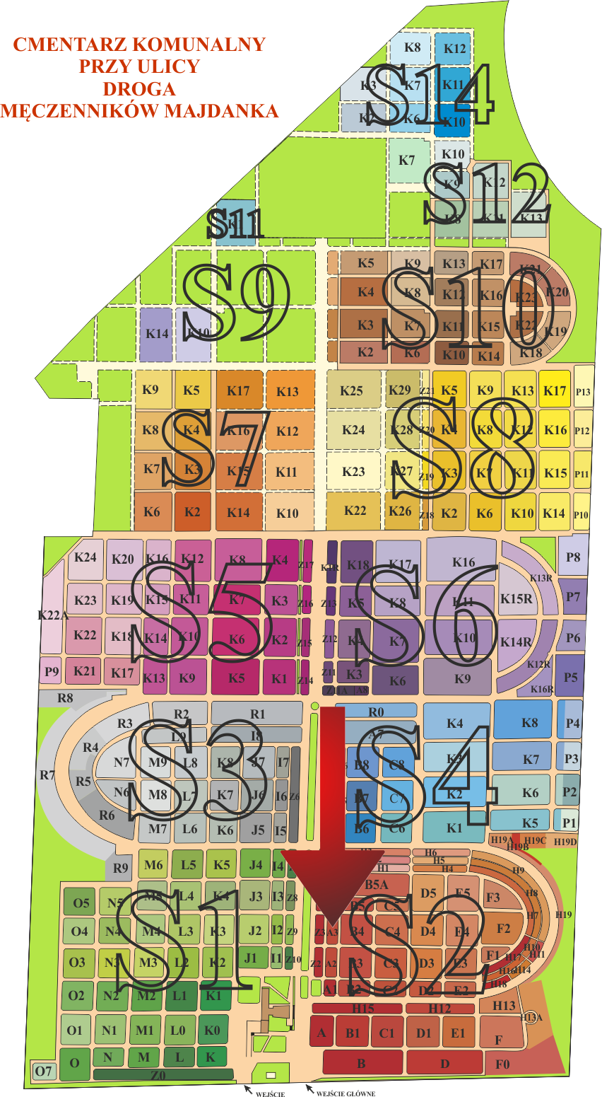 Brak mapy sektorowej