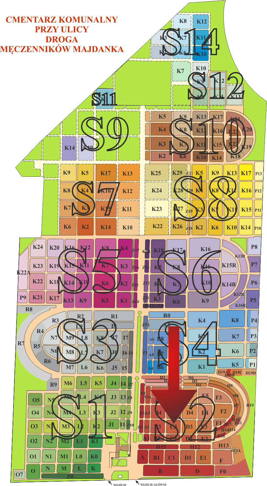 Brak mapy sektorowej