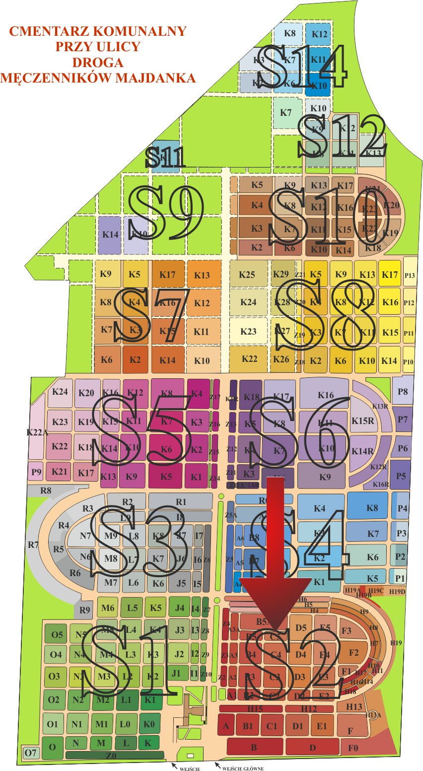 Brak mapy sektorowej