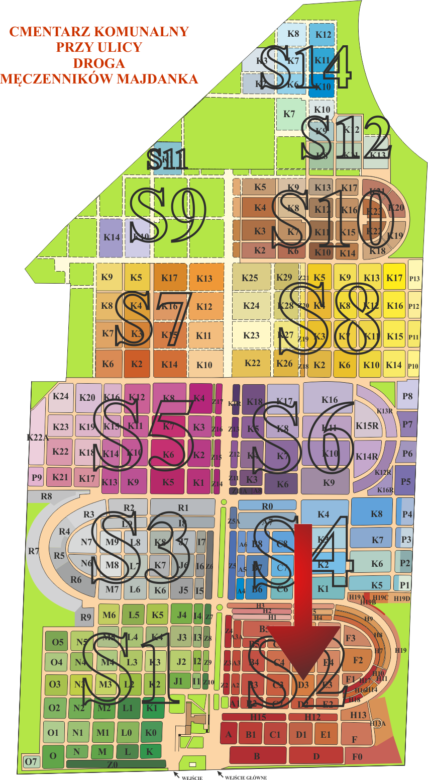 Brak mapy sektorowej