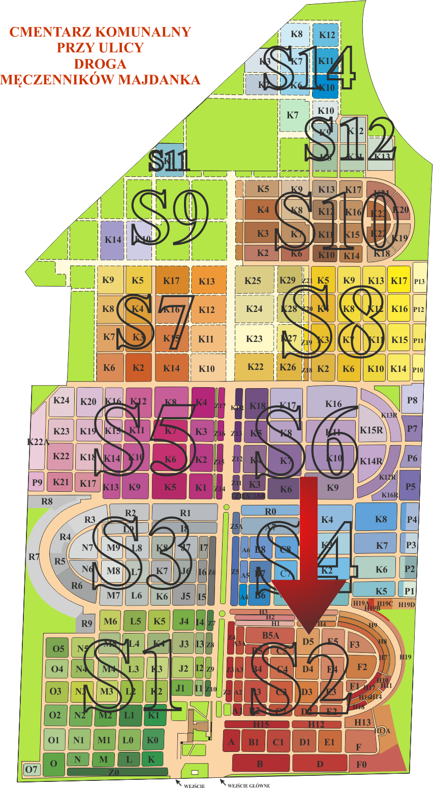 Brak mapy sektorowej