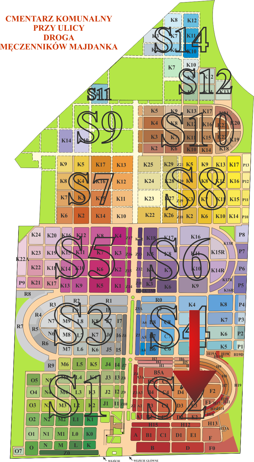 Brak mapy sektorowej