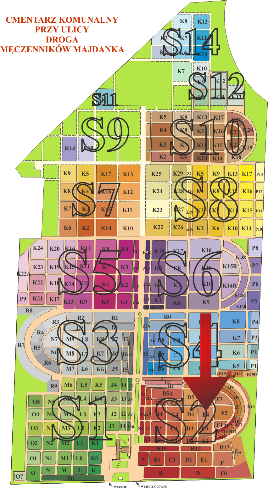 Brak mapy sektorowej