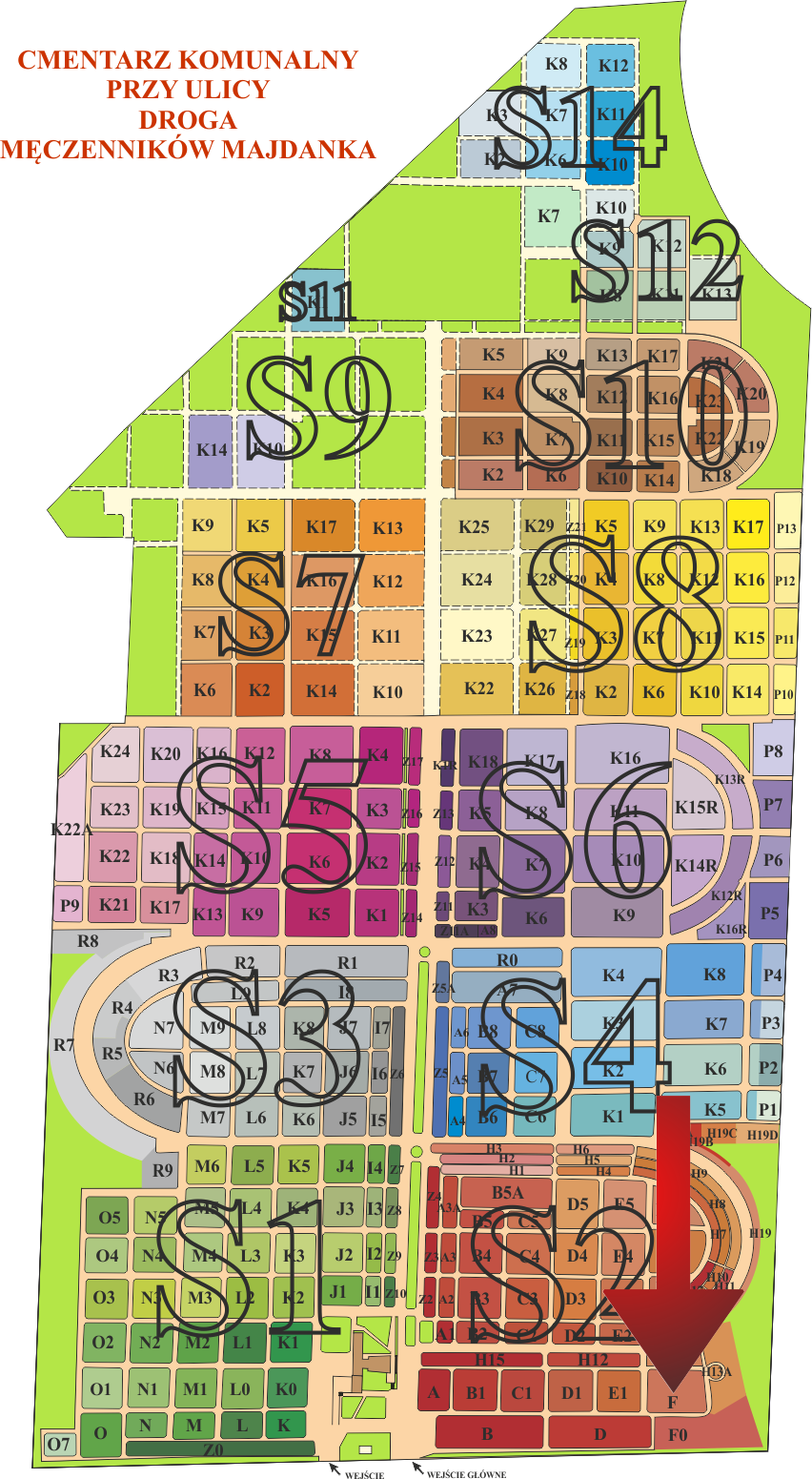 Brak mapy sektorowej