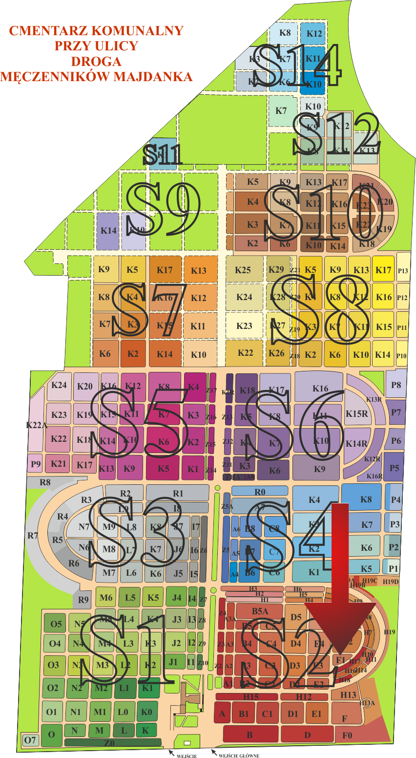 Brak mapy sektorowej