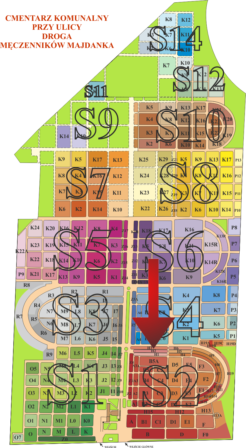 Brak mapy sektorowej