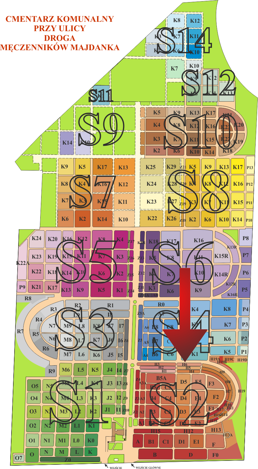 Brak mapy sektorowej