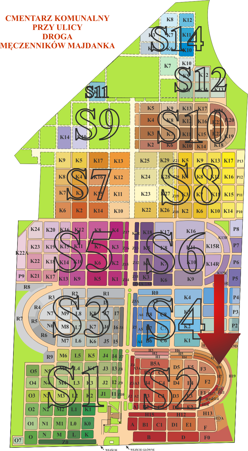 Brak mapy sektorowej