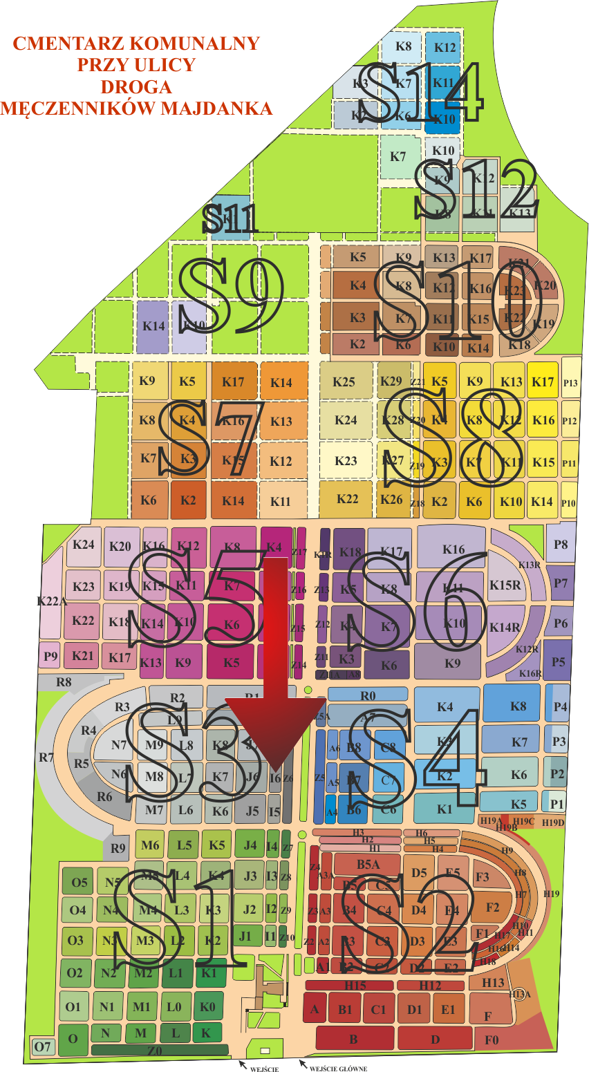 Brak mapy sektorowej