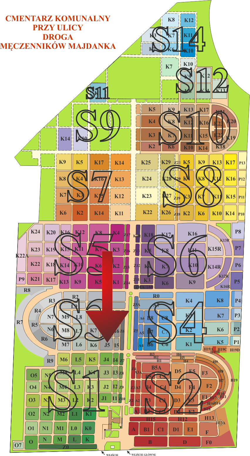 Brak mapy sektorowej