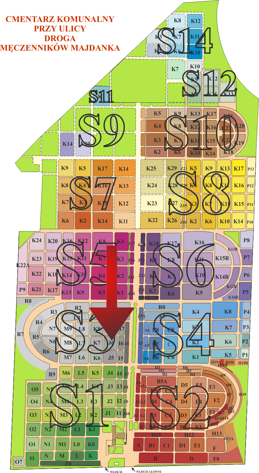 Brak mapy sektorowej