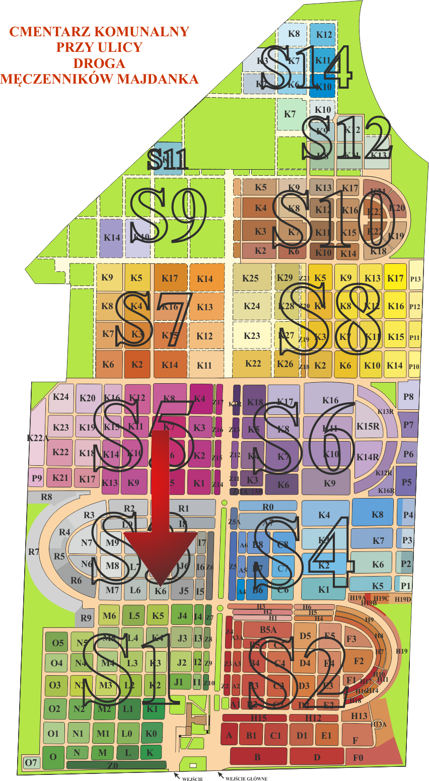 Brak mapy sektorowej