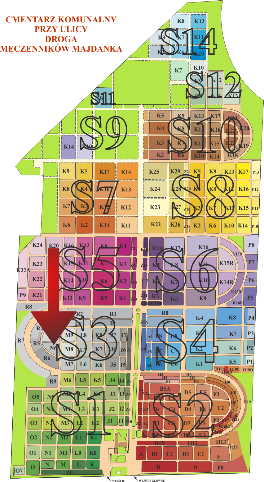 Brak mapy sektorowej