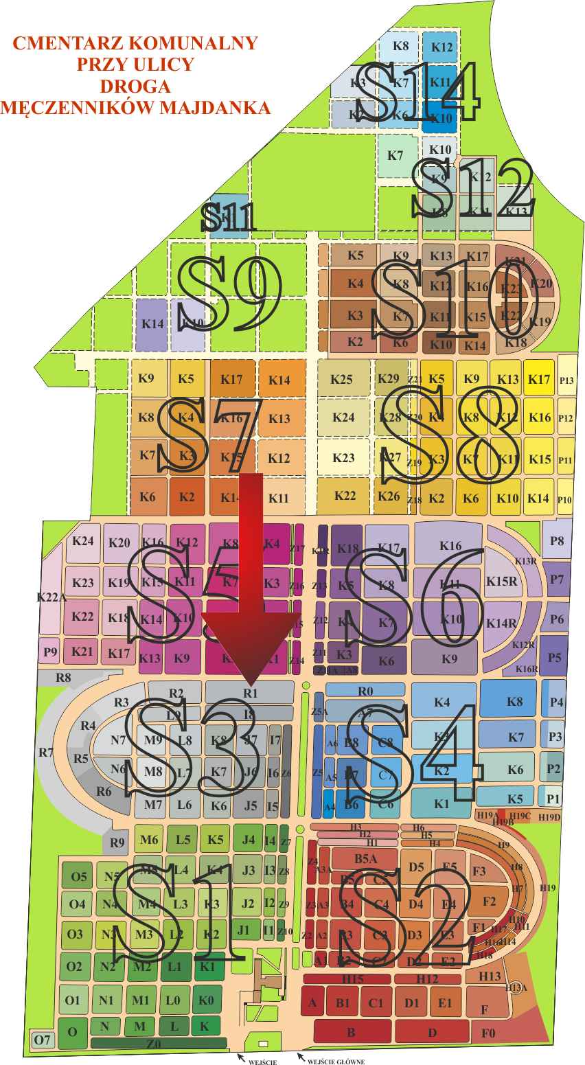 Brak mapy sektorowej