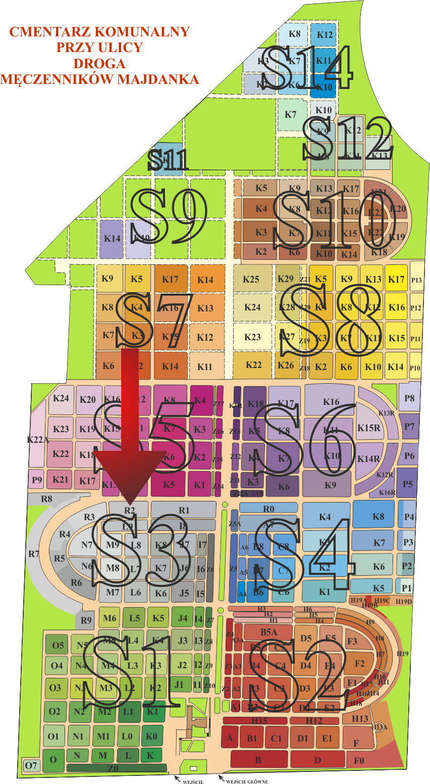 Brak mapy sektorowej