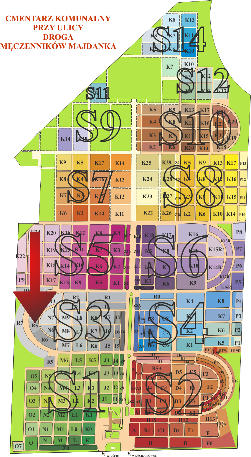 Brak mapy sektorowej