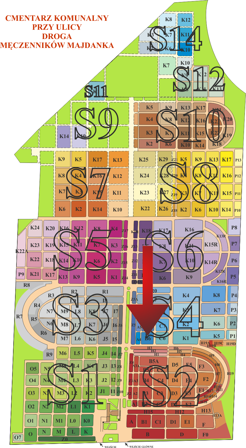 Brak mapy sektorowej