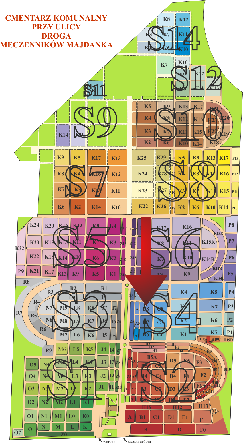 Brak mapy sektorowej