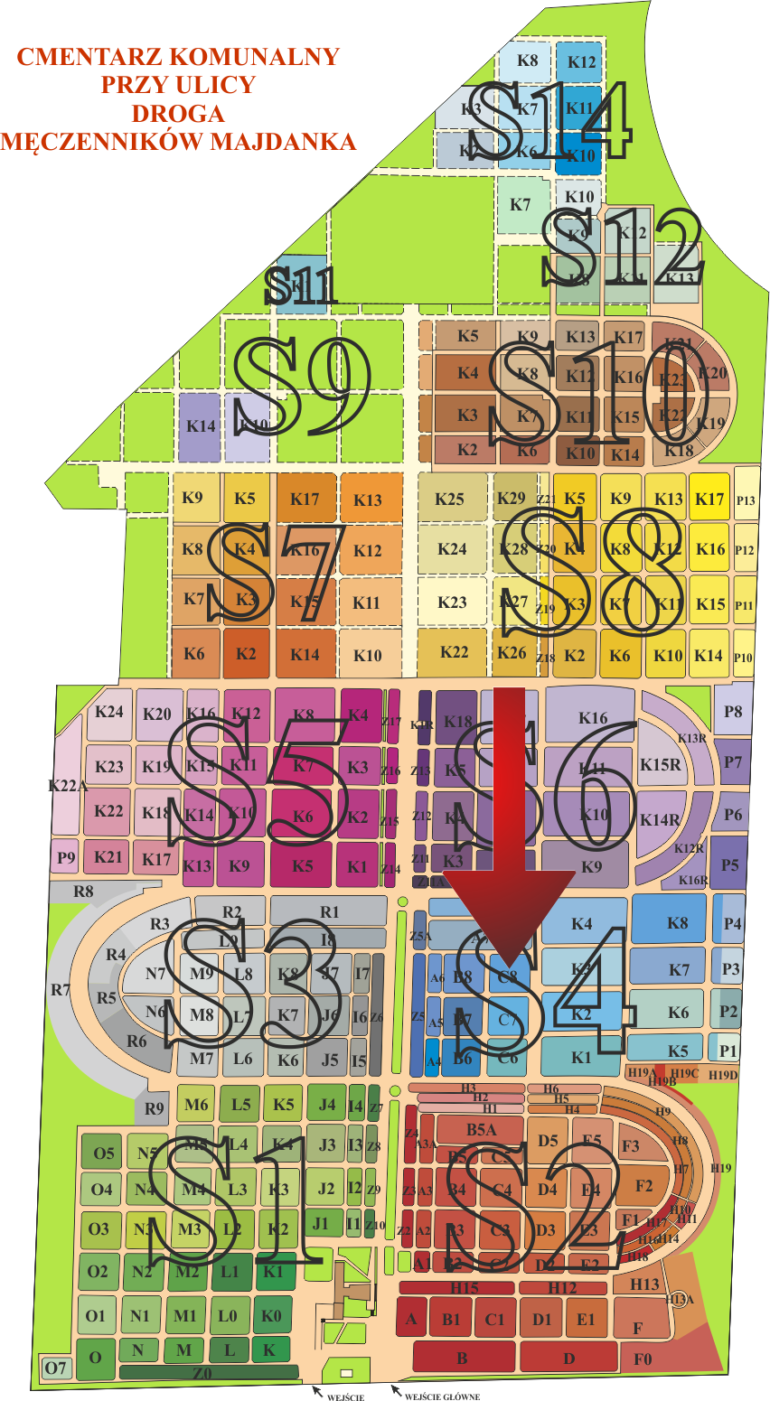 Brak mapy sektorowej