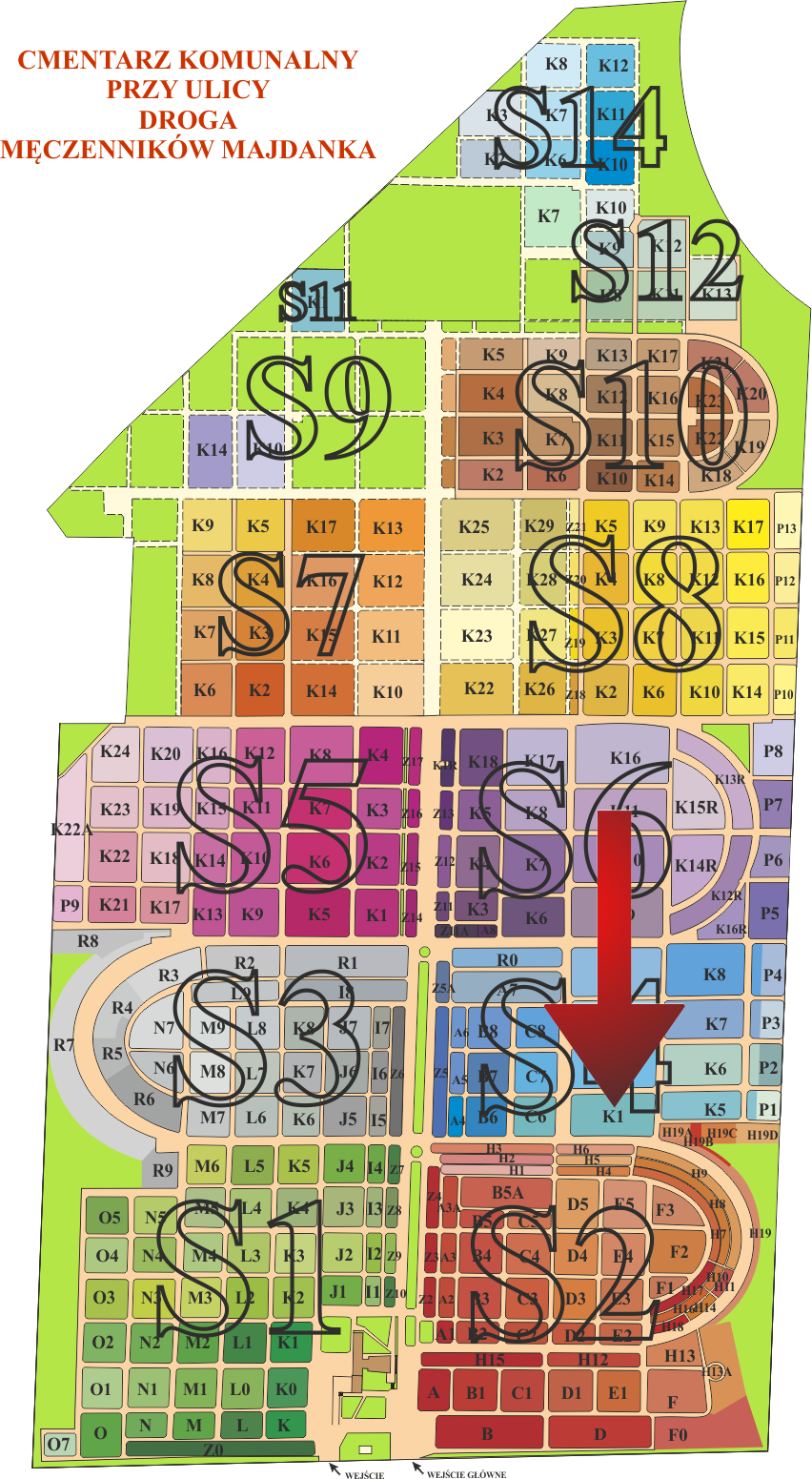 Brak mapy sektorowej