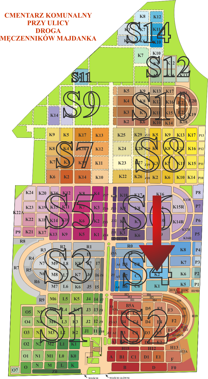 Brak mapy sektorowej