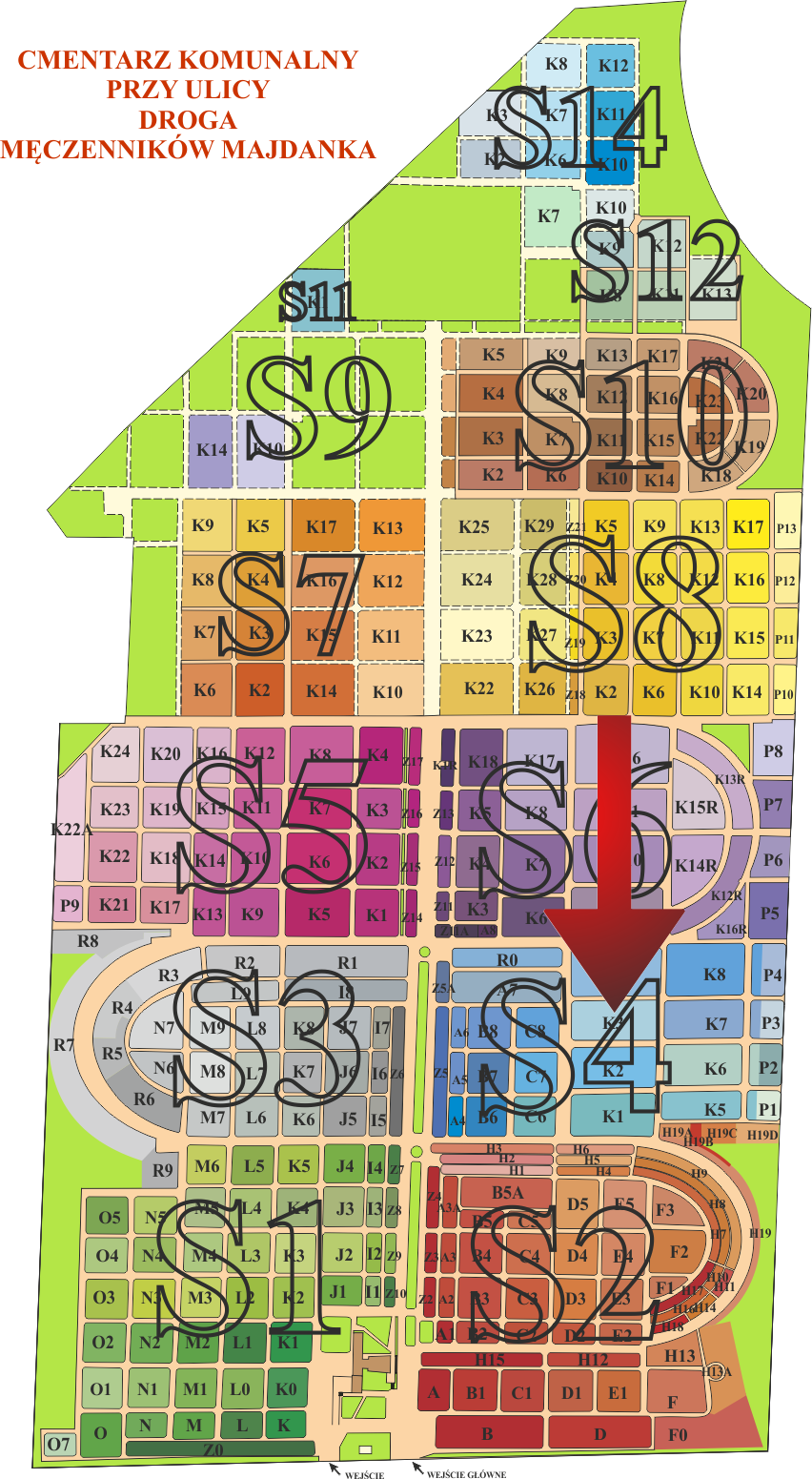 Brak mapy sektorowej