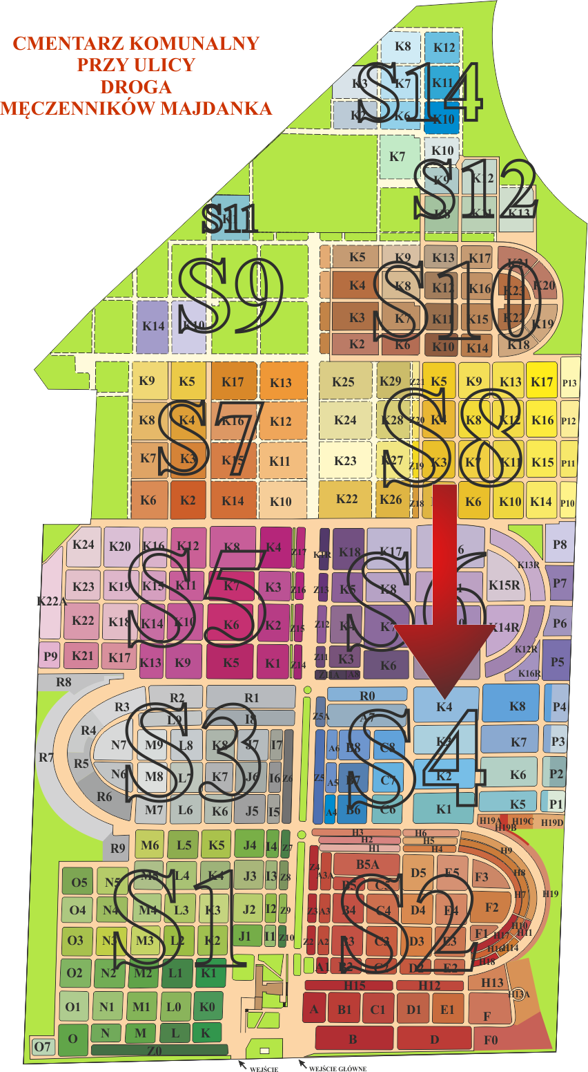 Brak mapy sektorowej