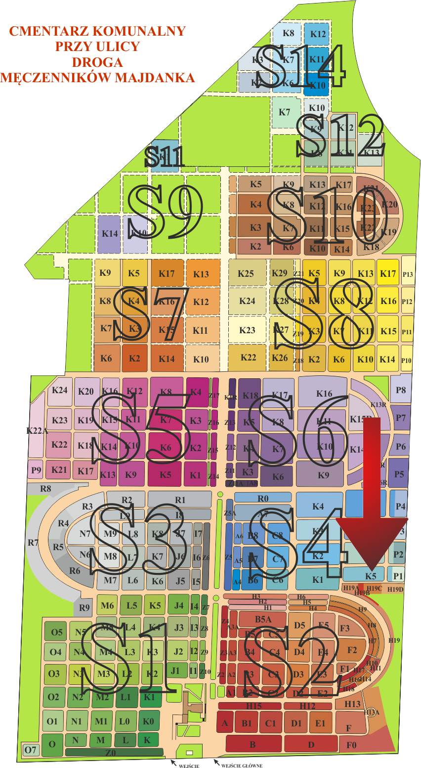 Brak mapy sektorowej