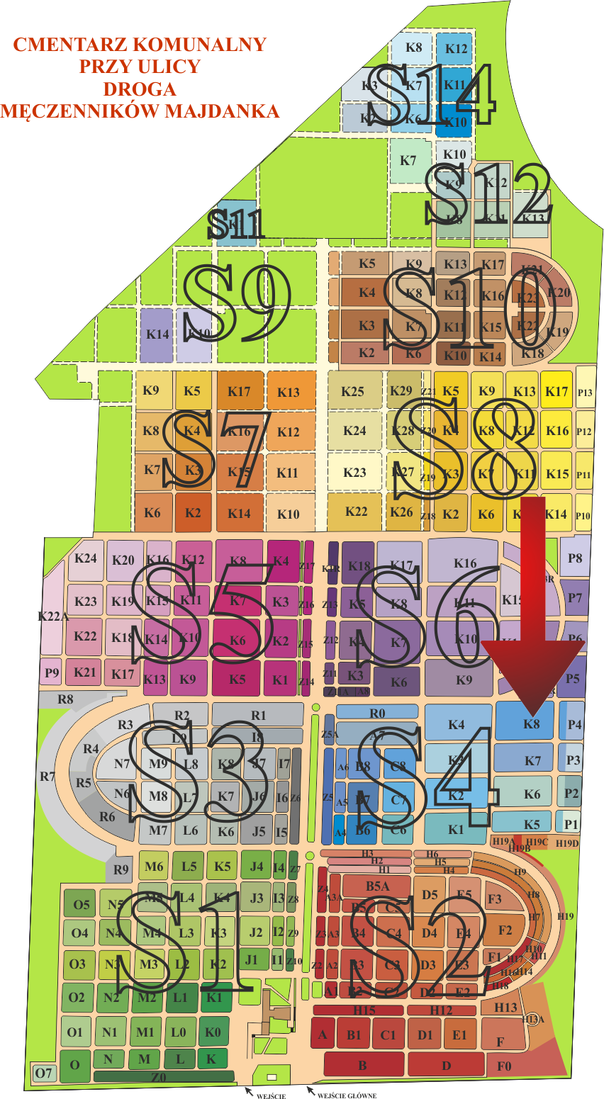 Brak mapy sektorowej