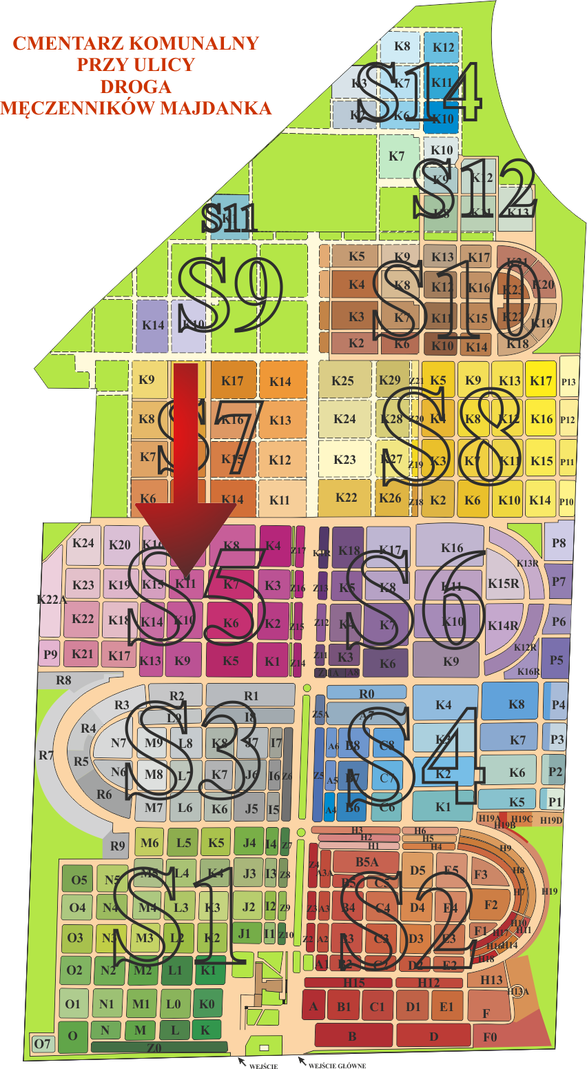 Brak mapy sektorowej