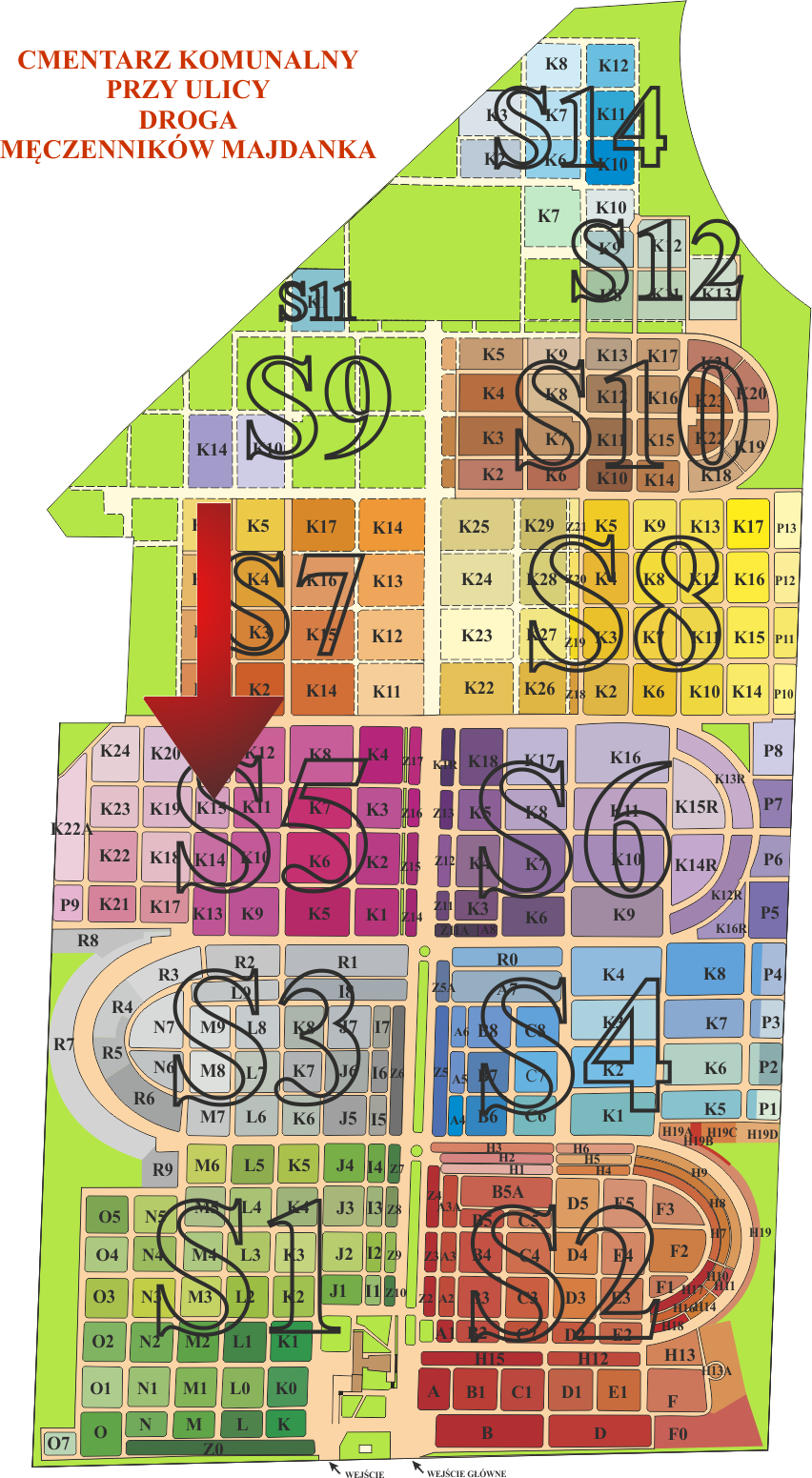 Brak mapy sektorowej