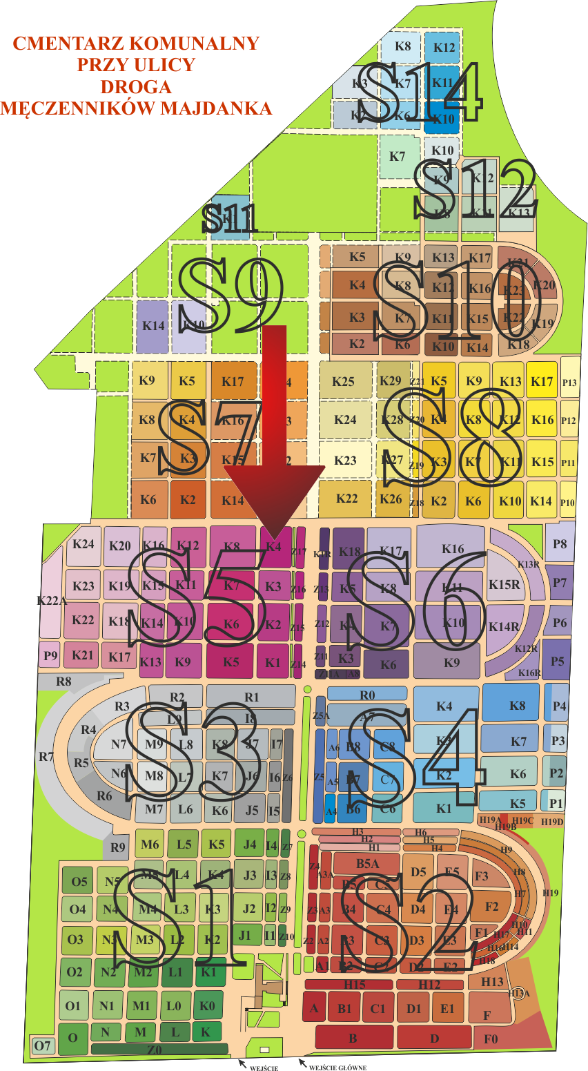 Brak mapy sektorowej