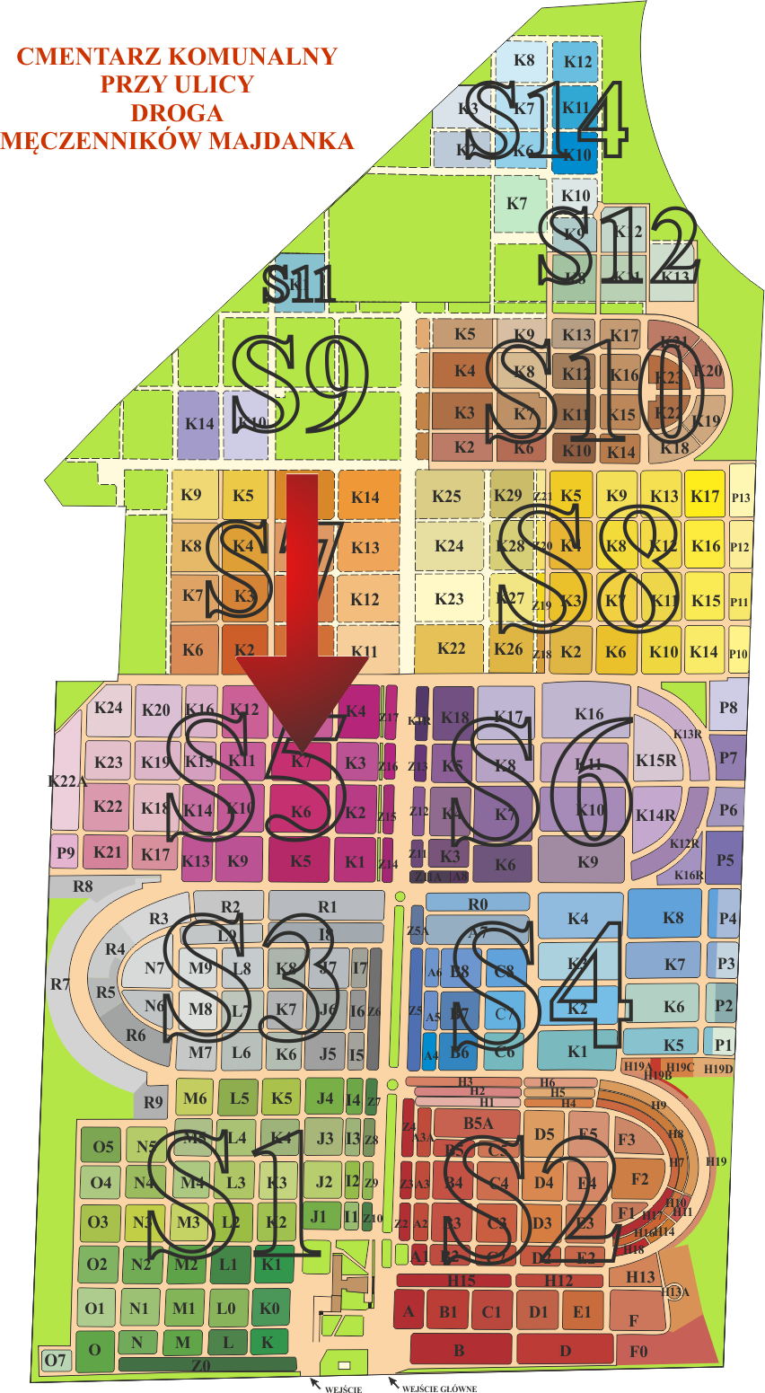 Brak mapy sektorowej