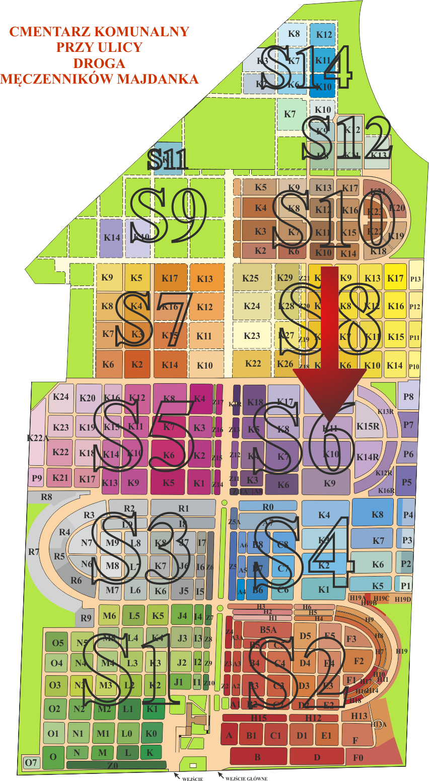 Brak mapy sektorowej